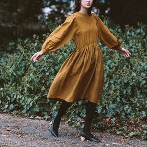 NWT Kara Thoms Azalea dress in Earth